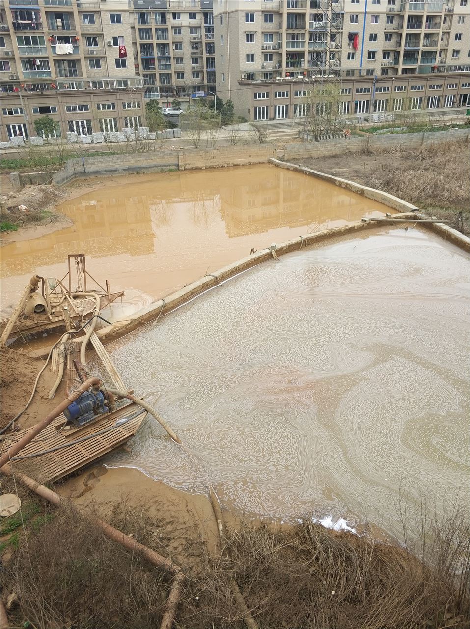 定陶沉淀池淤泥清理-厂区废水池淤泥清淤
