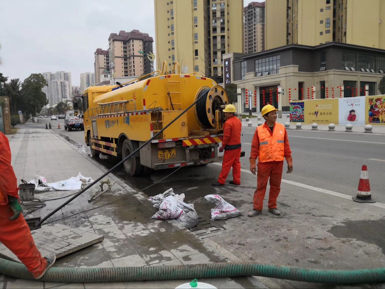 定陶排污管道清淤-管道清洗